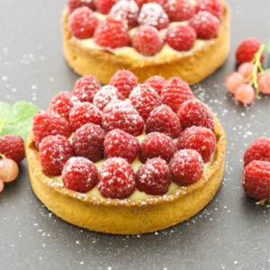 Raspberries Tart